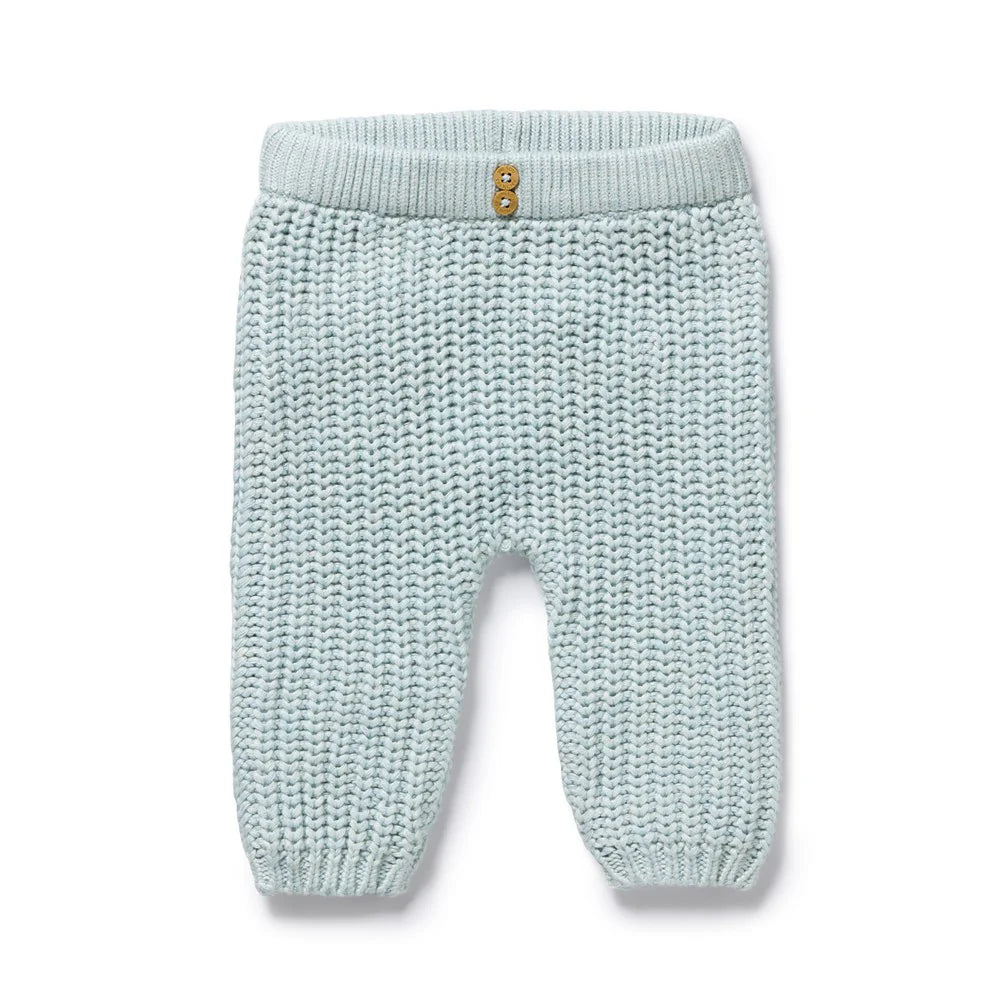 Pant | Organic Knitted - Cloud Blue