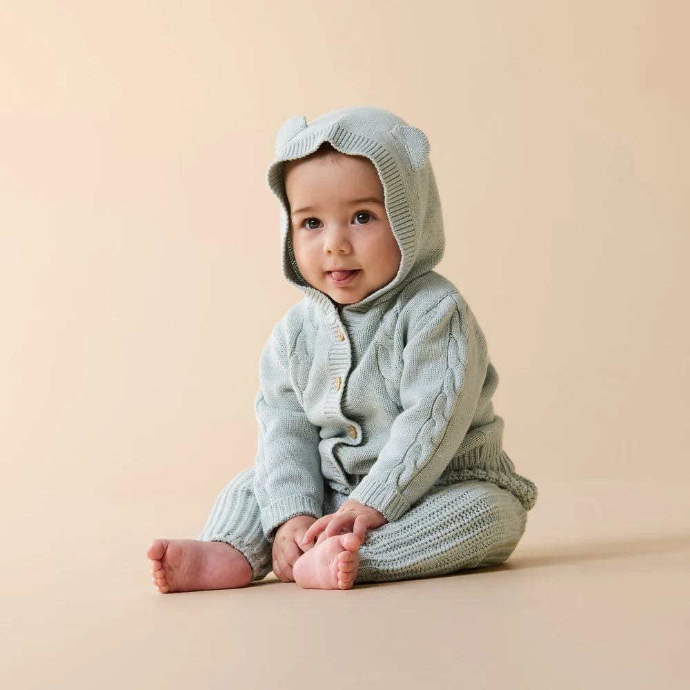 Pant | Organic Knitted - Cloud Blue