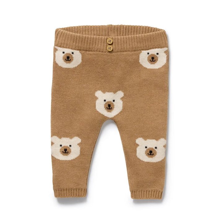 Pant | Organic Knitted - Beary Cute