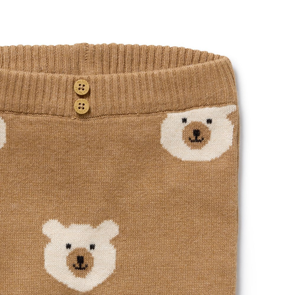 Pant | Organic Knitted - Beary Cute