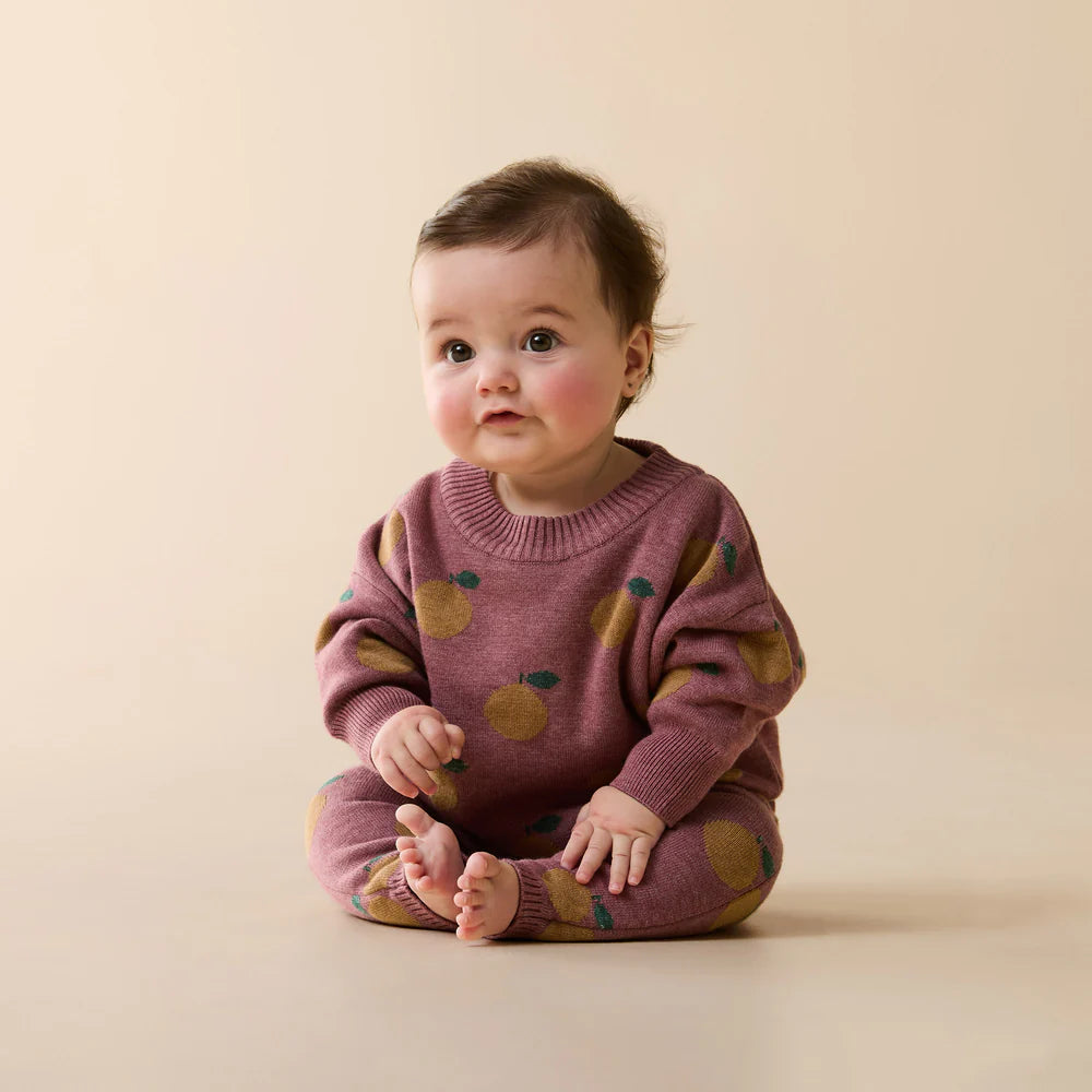 Pant | Organic Knitted - Clementine