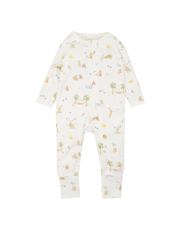 Onesie | LS Zip - Bear