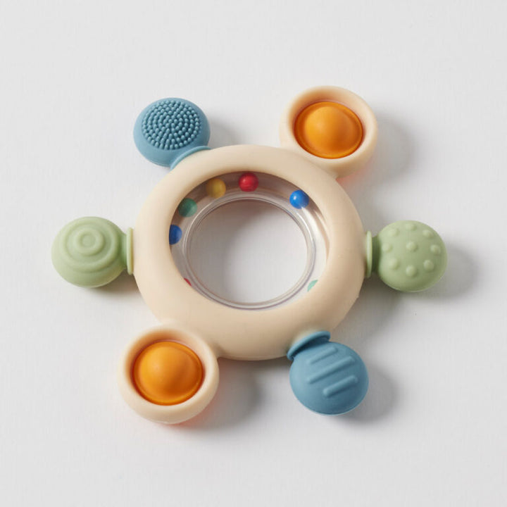 Teether | Sensory Silicone Rattle