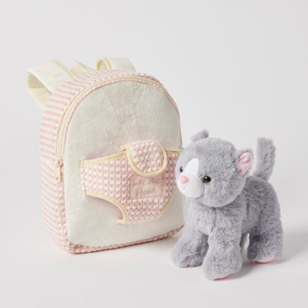 Take-Me-Home Backpack | Plush Kitten