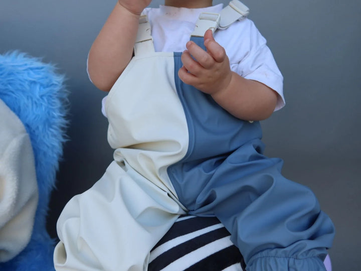 Waterproof Overalls - Cloud & Cream