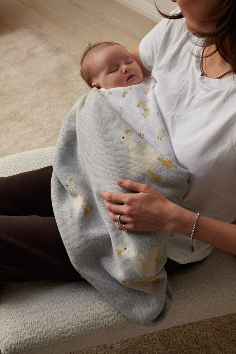 Knitted Baby Blanket | Wiggles
