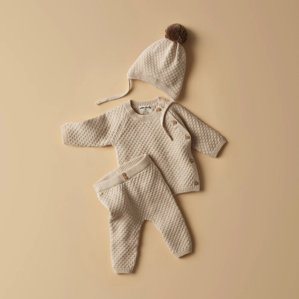 Pant | Organic Knitted - Cream