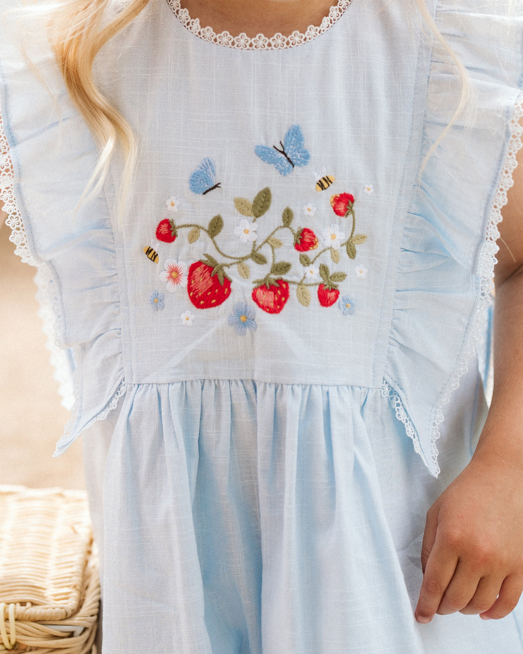 Dress | Emb. Yoke - Poppy