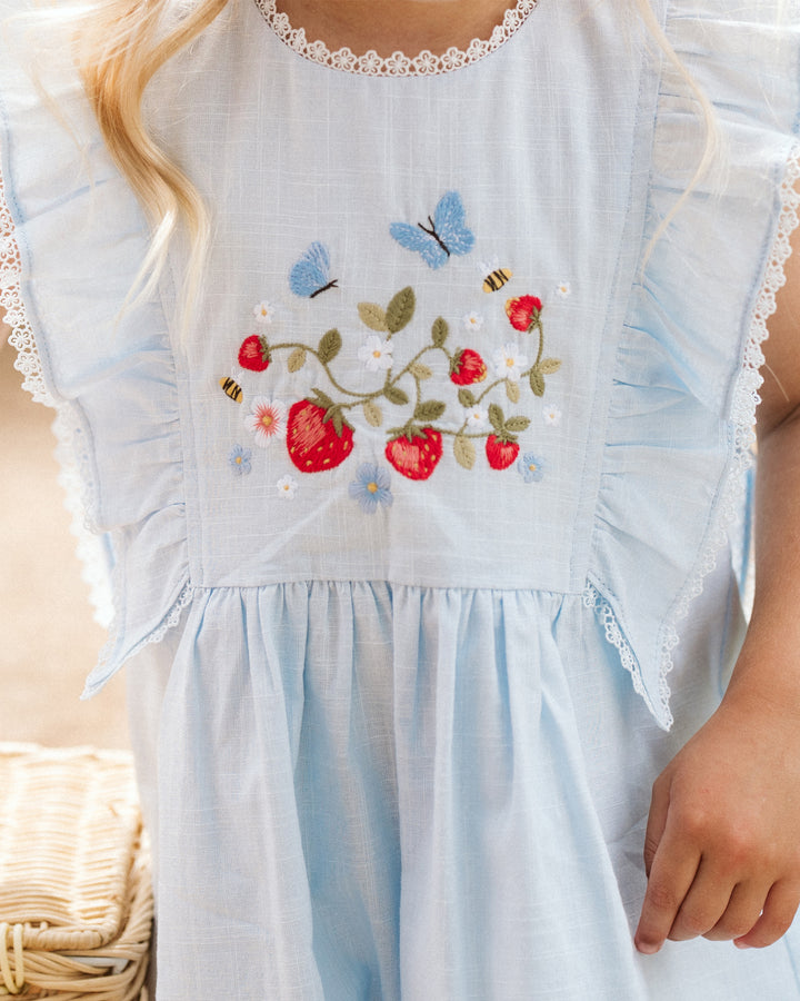 Dress | Emb. Yoke - Poppy