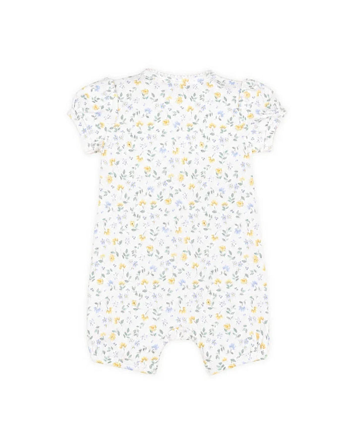 Libby Organic Ss Zip Romper
