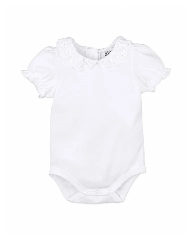 Libby Organic Lace Collar Bodysuit