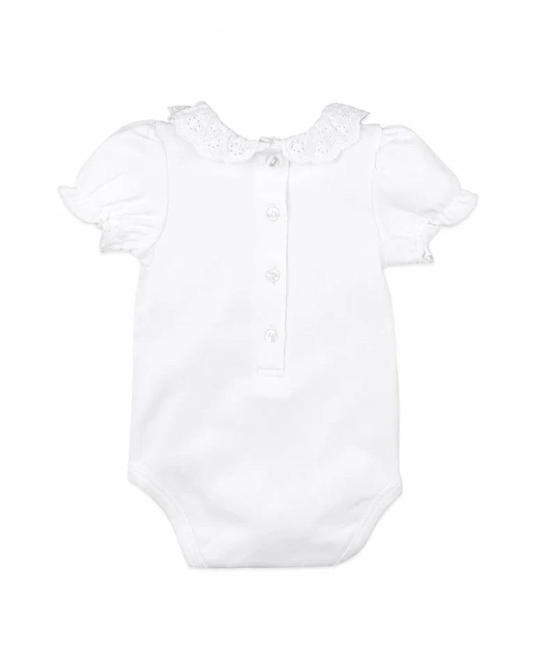 Libby Organic Lace Collar Bodysuit