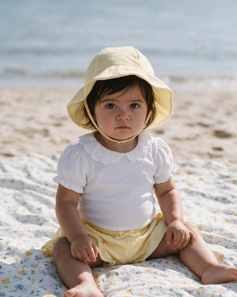 Libby Organic Lace Collar Bodysuit