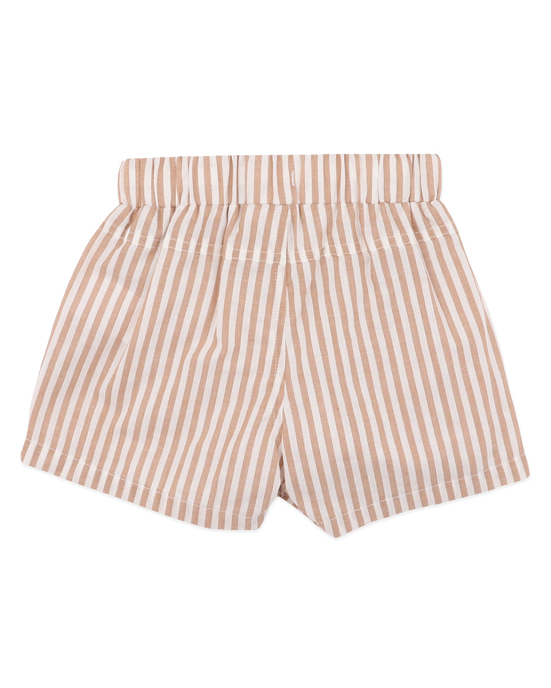 Brady Woven Shorts | Caramel Stripe
