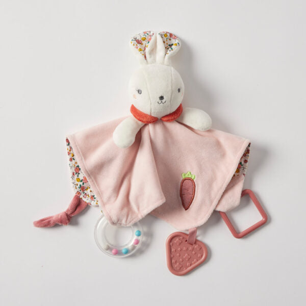 Hugglies | Bunny Rattle Comforter