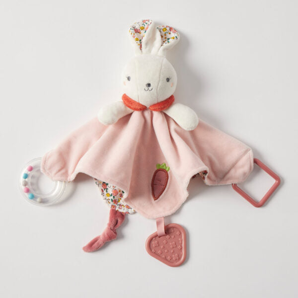 Hugglies | Bunny Rattle Comforter