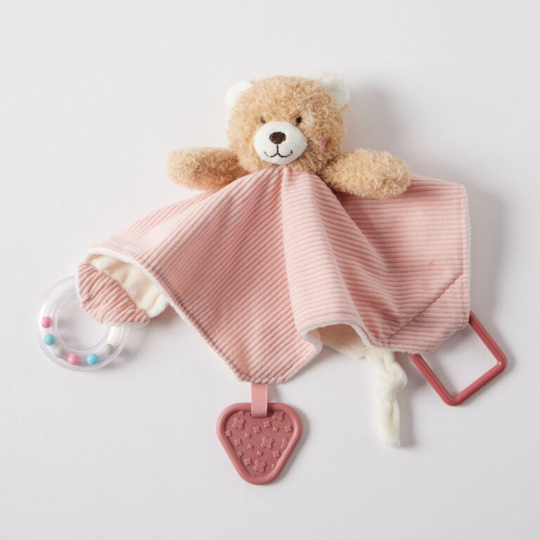 Hugglies | Comforter - Teddy Bear Pink