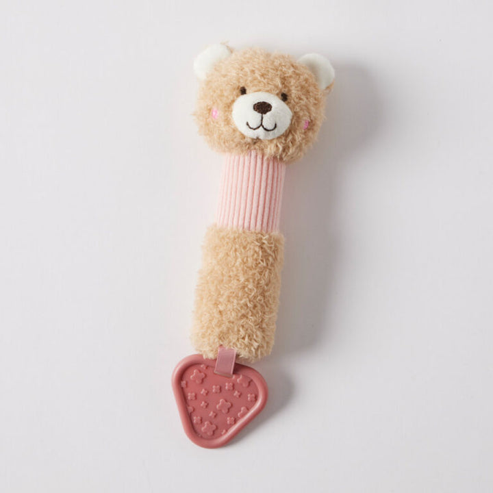 Hugglies | Squeaker - Teddy Bear Pink