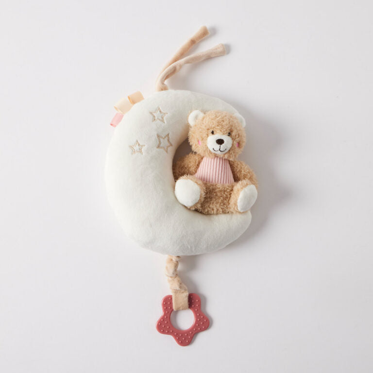 Hugglies | Musical Moon - Teddy Bear Pink