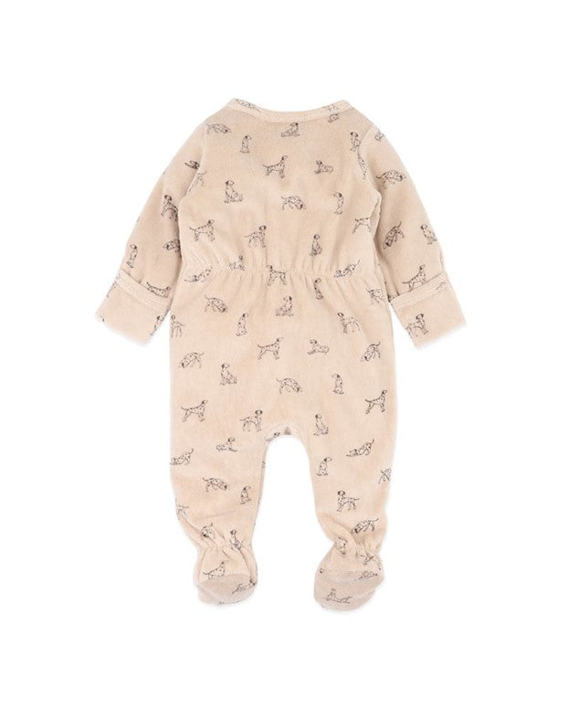 Onesie | Velour LS Zipsuit - Otto