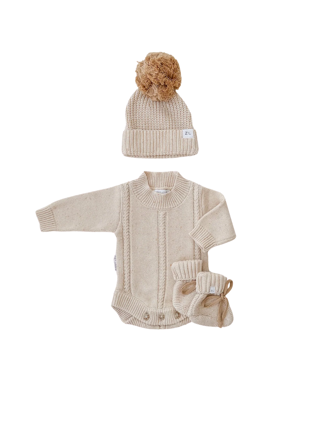 Romper | Heirloom - Biscotti Fleck