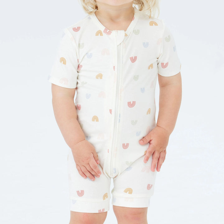 Onesie | Day or Night Short Sleeve - Over the Rainbow