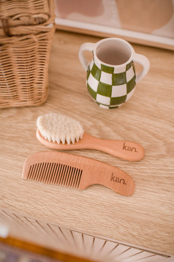 Brush & Comb Set | Baby - Wooden