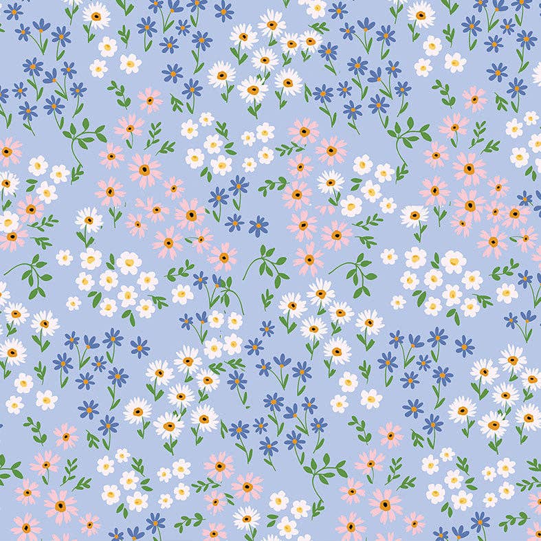 Kids Keep Cup | 8oz - Blue Floral