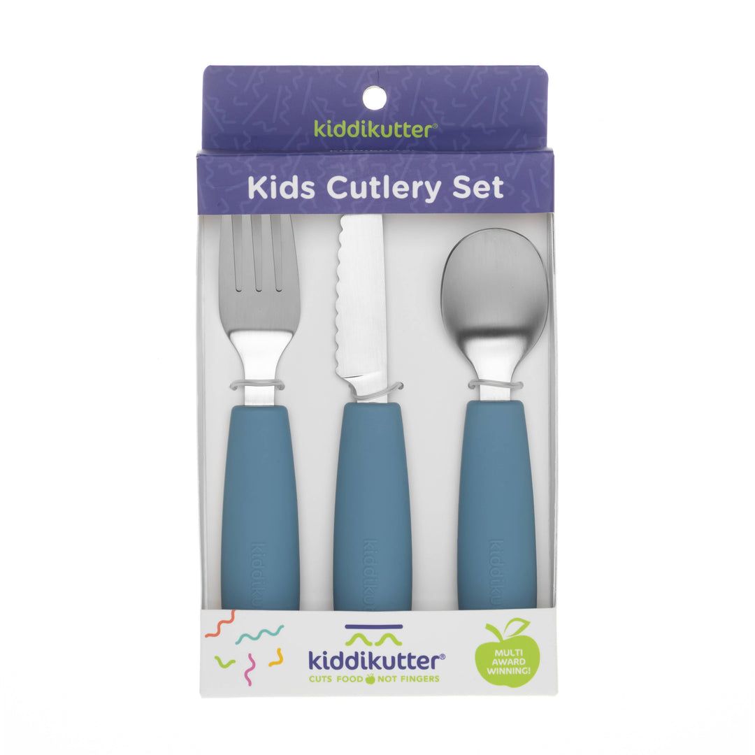 Child Safe Cutlery Set - Sky Blue