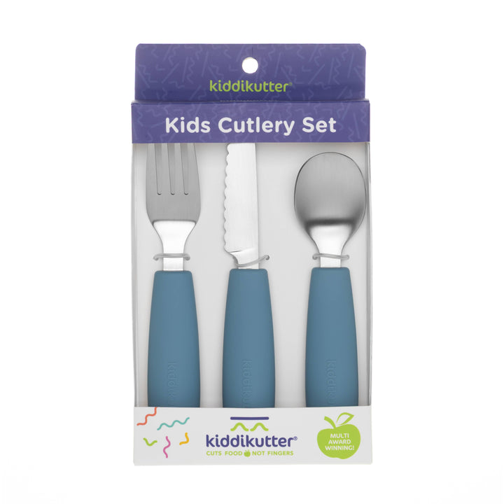 Child Safe Cutlery Set - Sky Blue