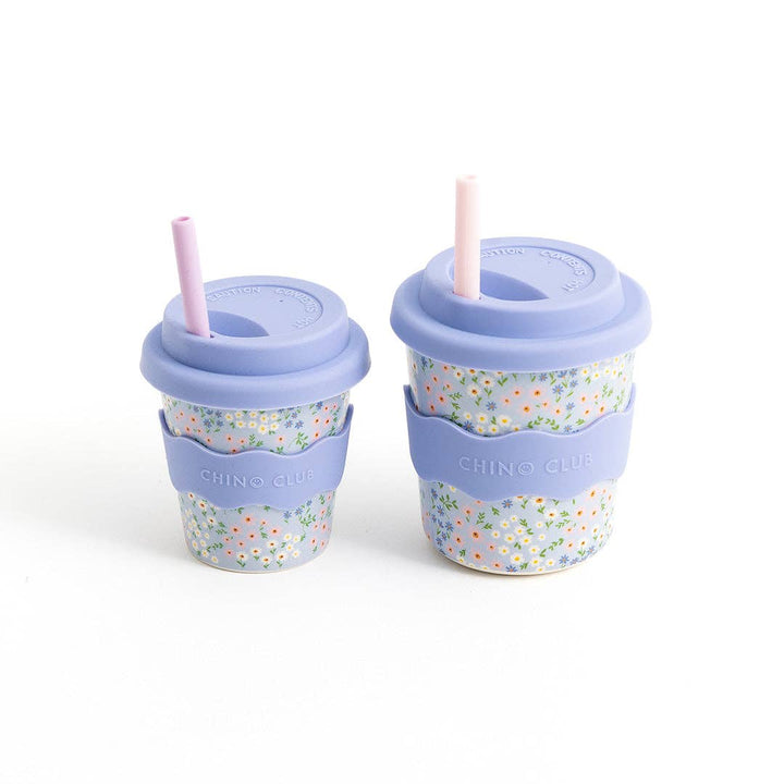 Kids Keep Cup | 8oz - Blue Floral