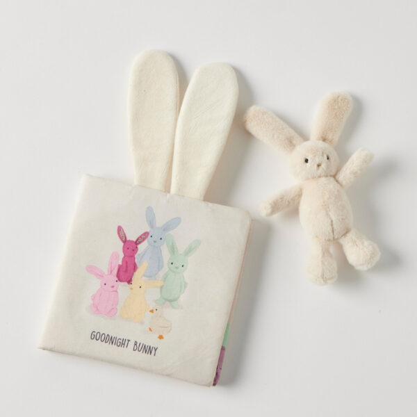 Activity Fabric Book & Toy - Goodnight Bunny