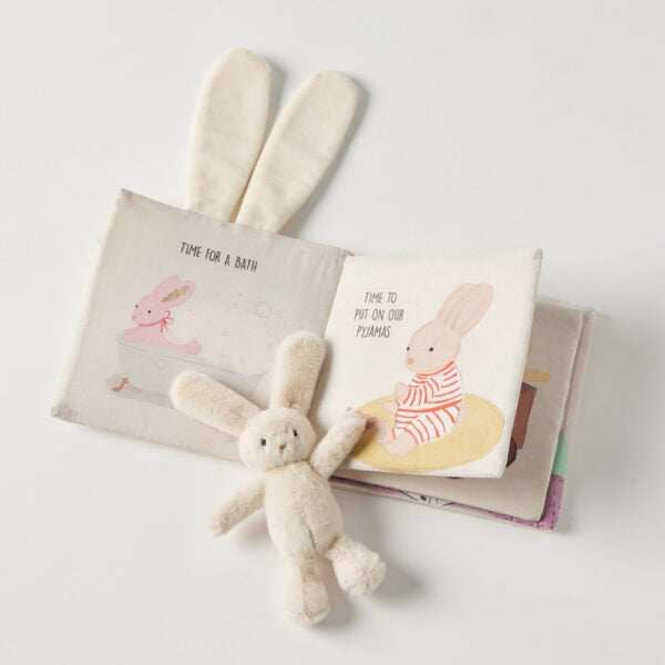 Activity Fabric Book & Toy - Goodnight Bunny
