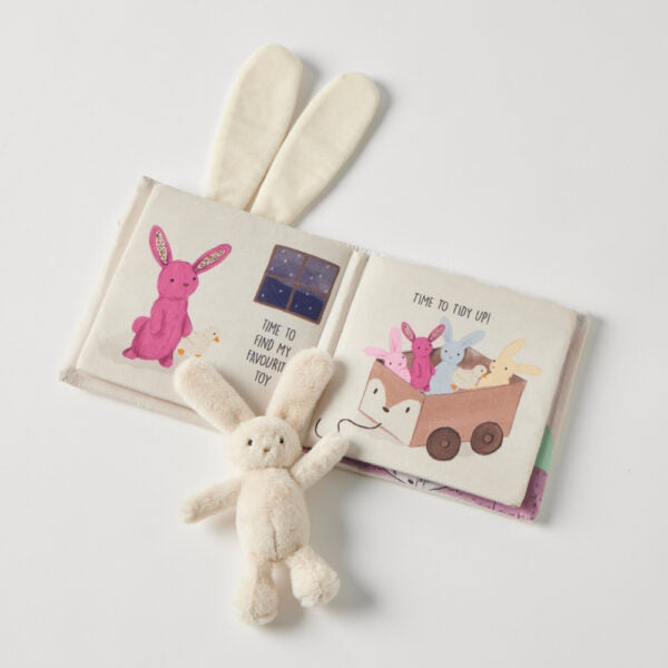 Activity Fabric Book & Toy - Goodnight Bunny