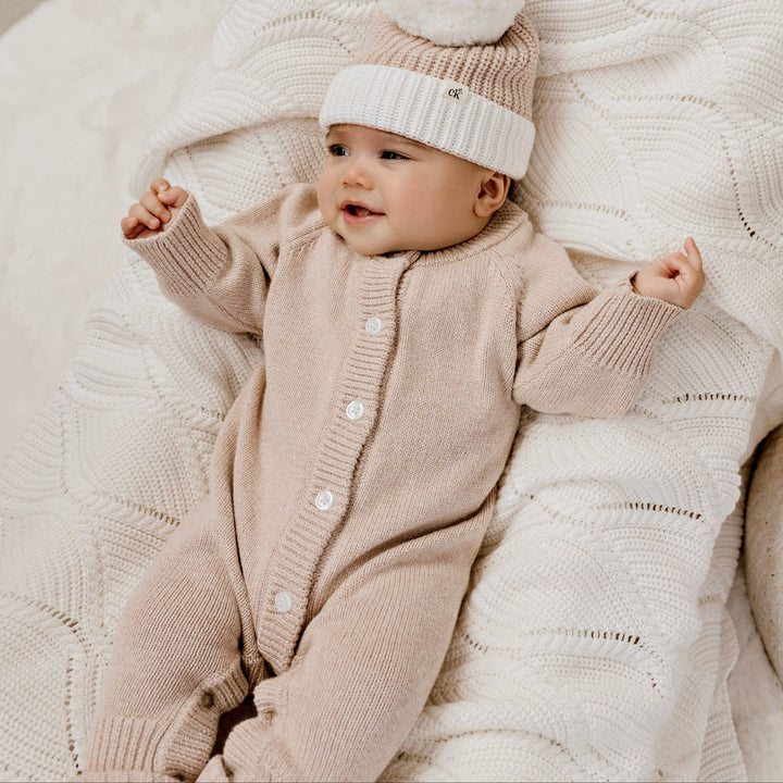 Classic Knit Romper | Biscotti