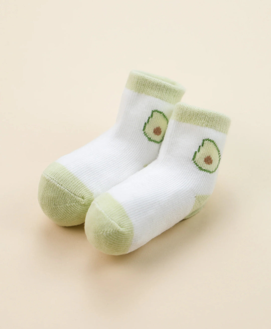 Organic Cotton Baby Socks - Avocados