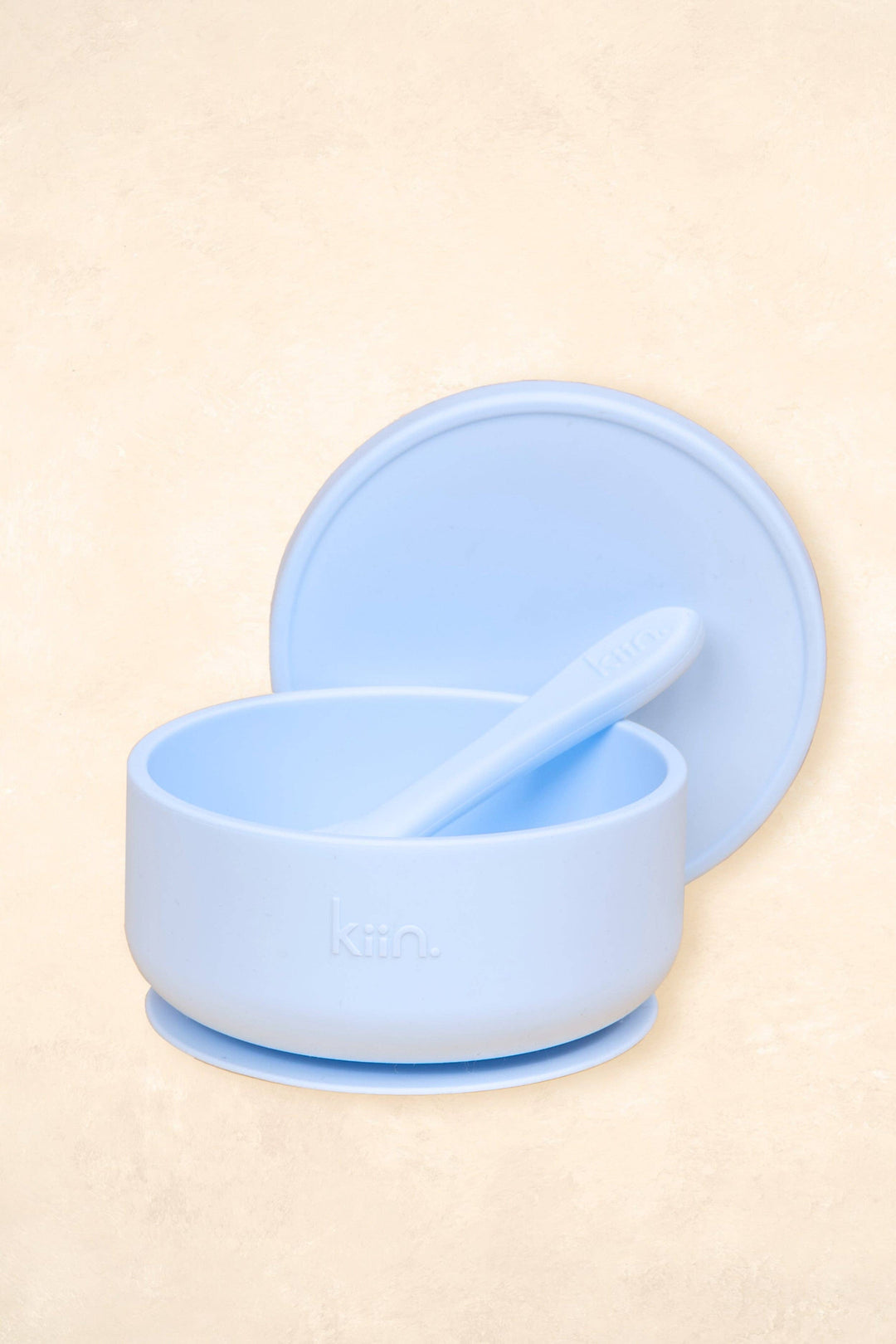 Silicone Suction Bowl with lid + Spoon
