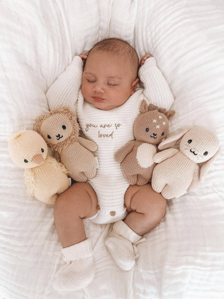 Classic Ribbed Romper - Milk