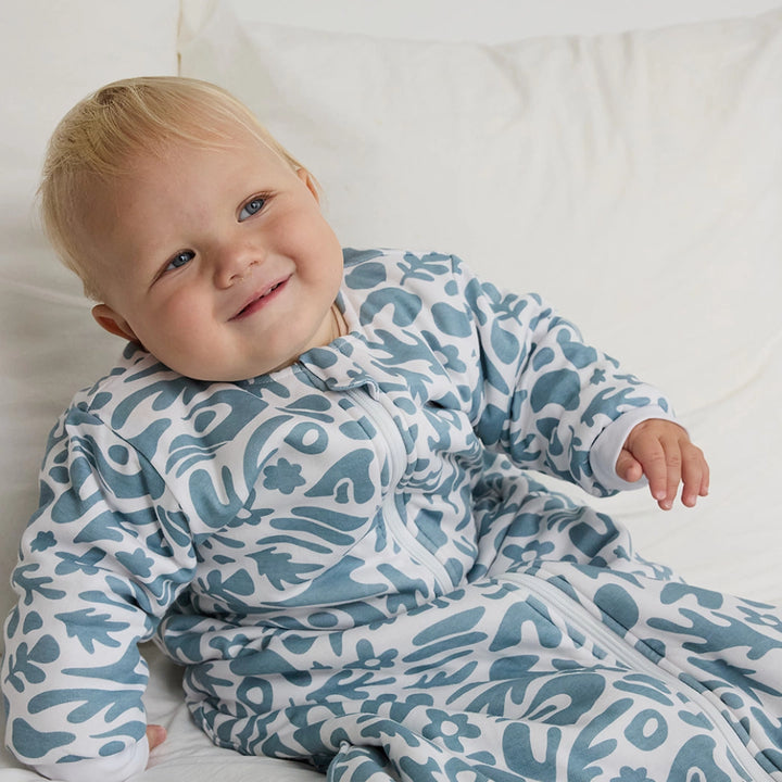 Sleeping Bag | Winter 2.5 Tog - Blue Abstract