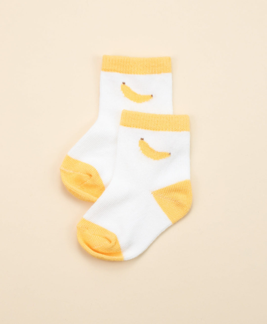 Organic Cotton Baby Socks - Bananas