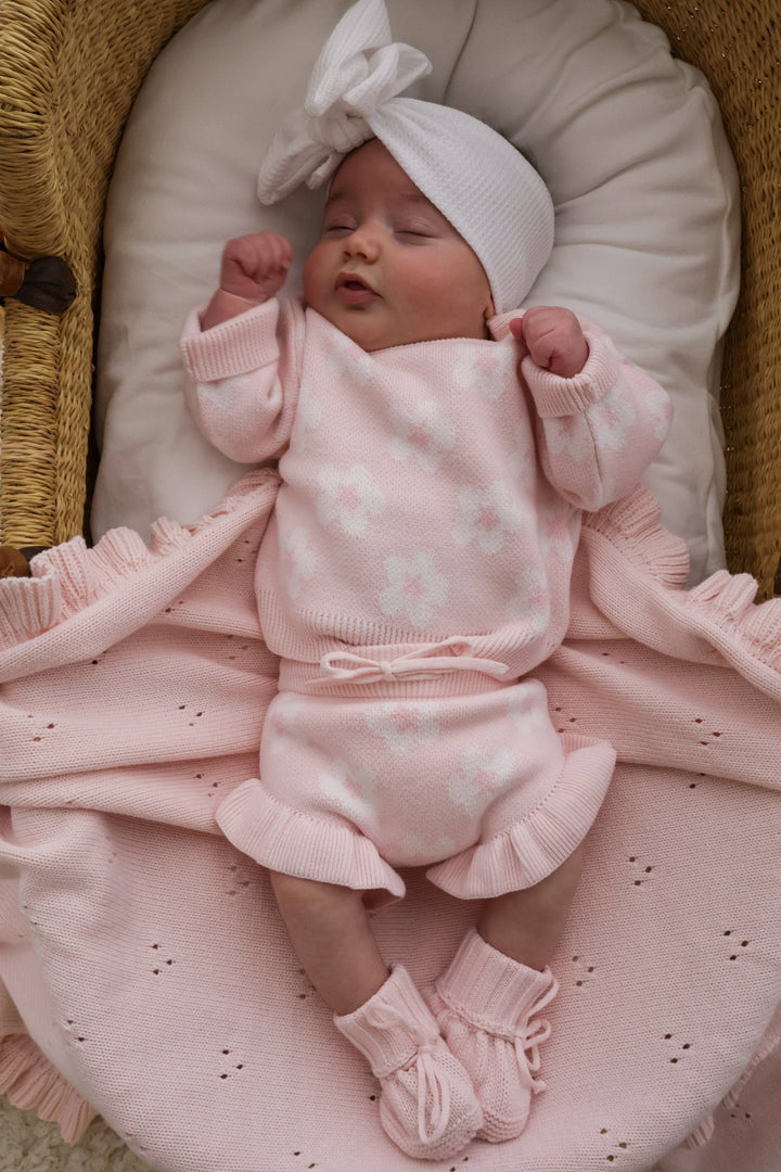 Flower Jumper | Baby Pink