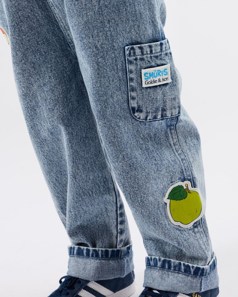 The Smurfs Patch Austin Overalls