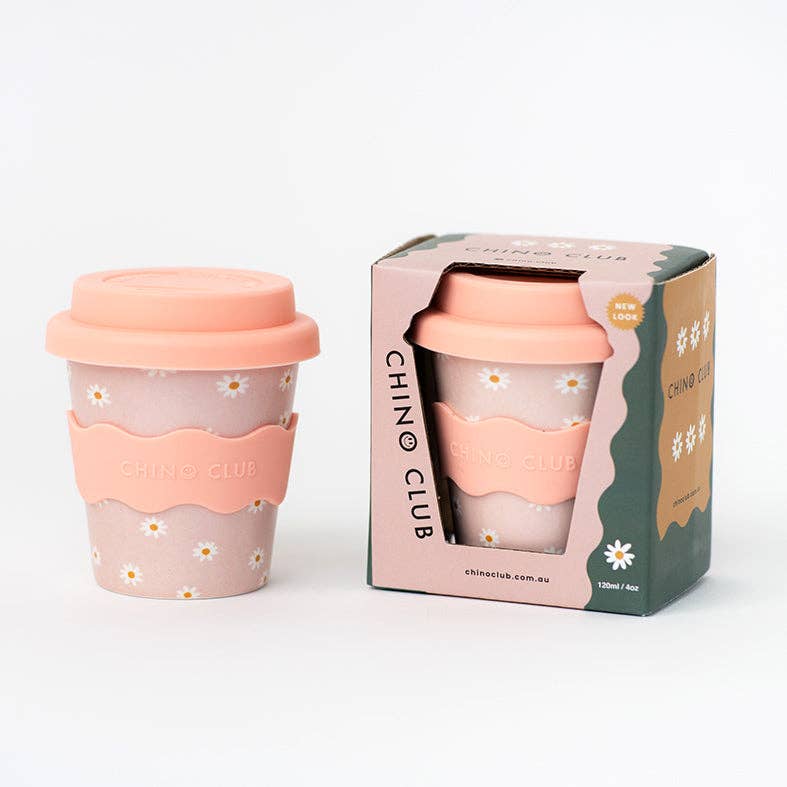 Babychino Cup | 4oz - Pink Daisy