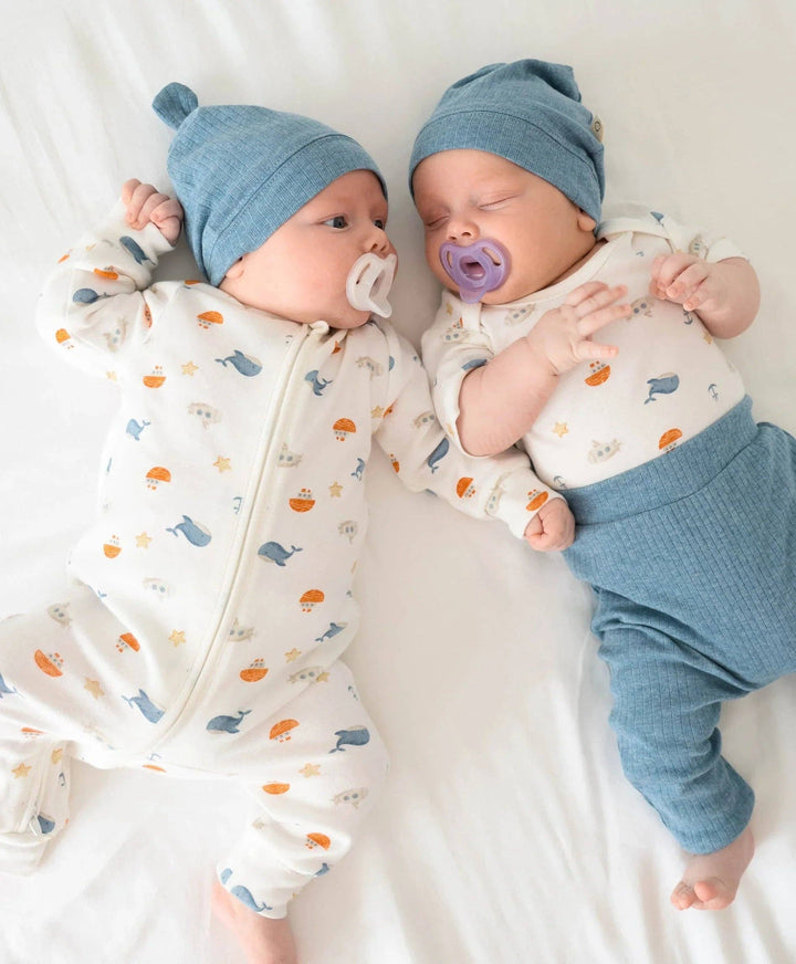 Organic Cotton Growsuit - Sea