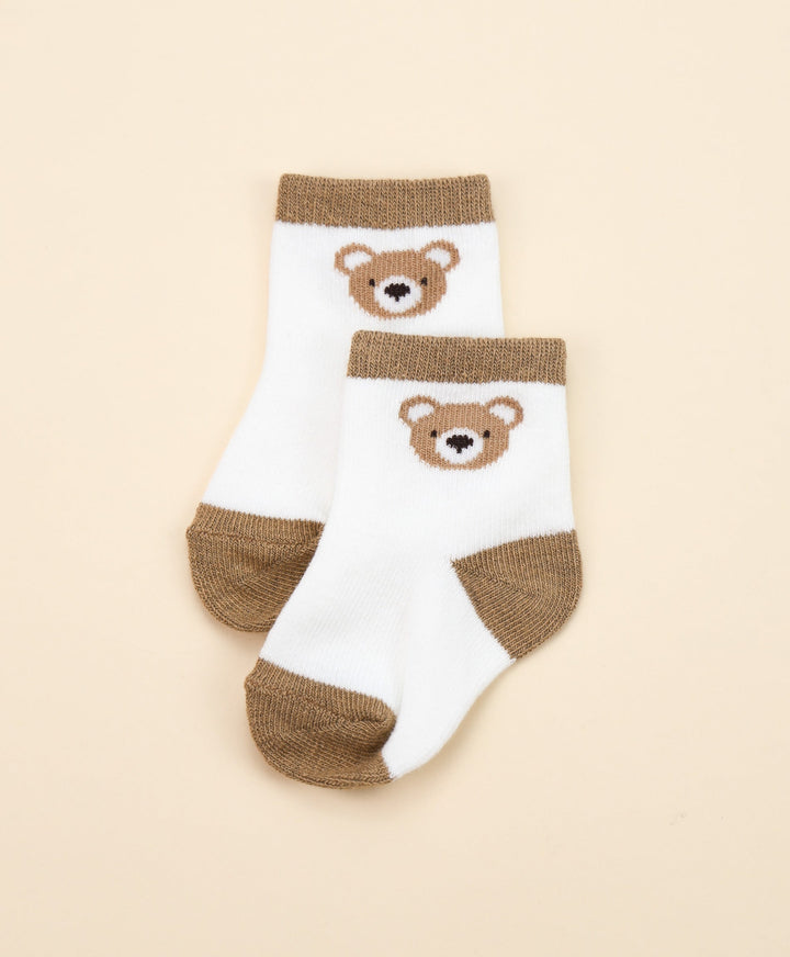 Organic Cotton Baby Socks - Bear