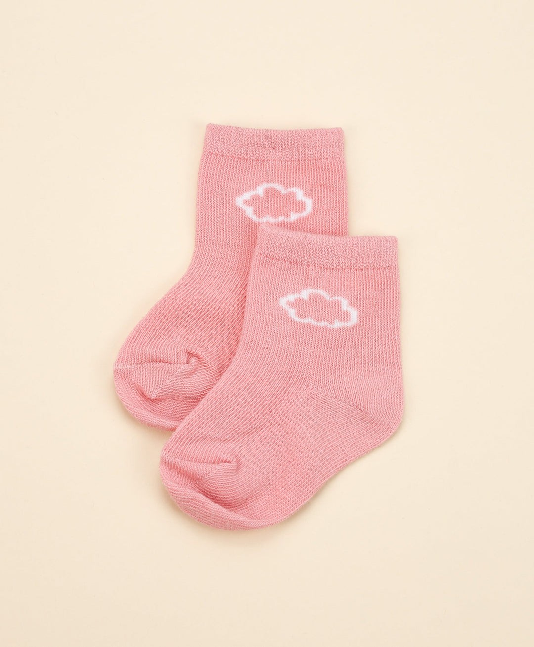 Organic Cotton Baby Socks - Blush Pink