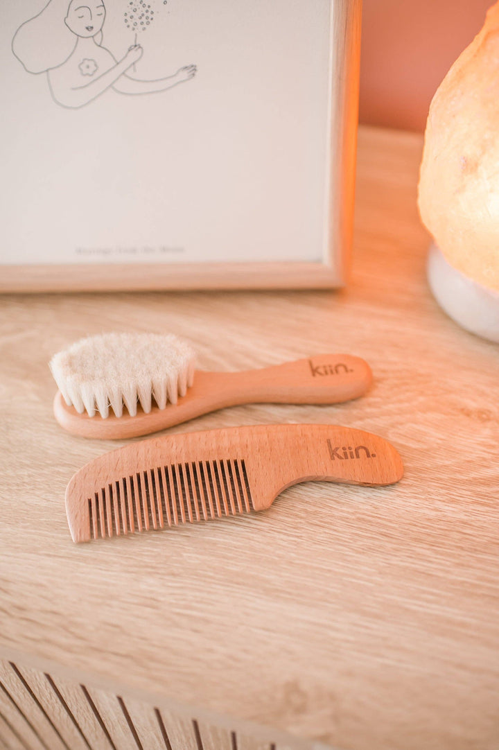 Brush & Comb Set | Baby - Wooden
