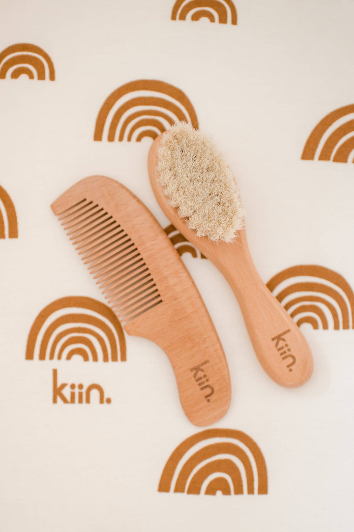 Brush & Comb Set | Baby - Wooden