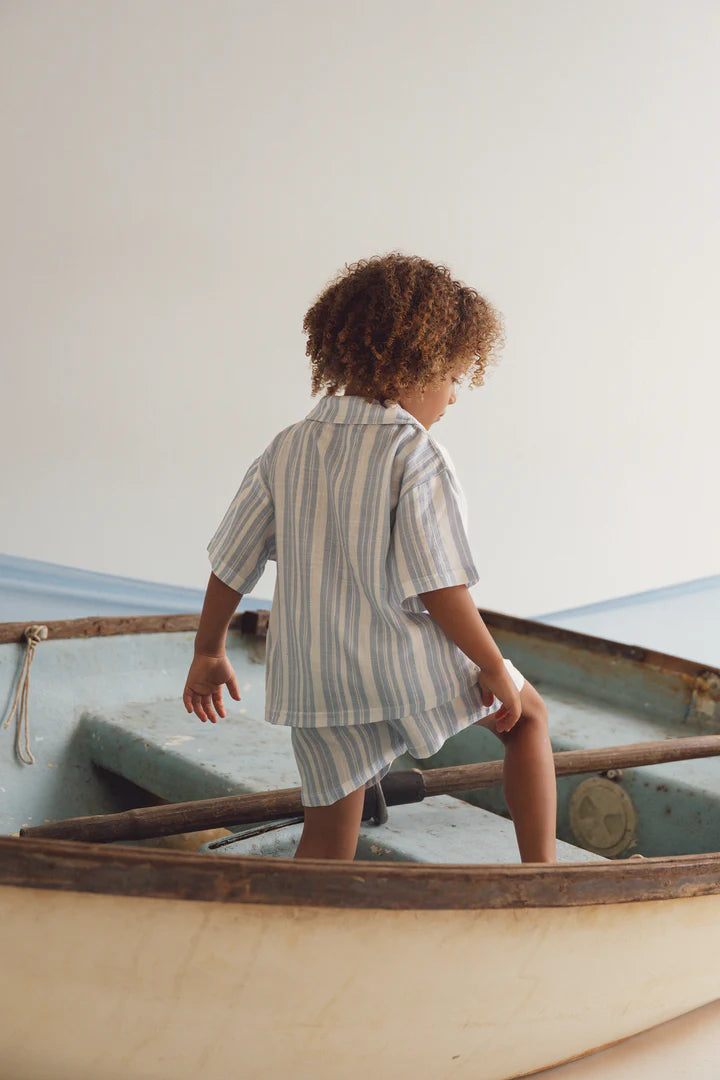 Linen Shirt | Blue Summer