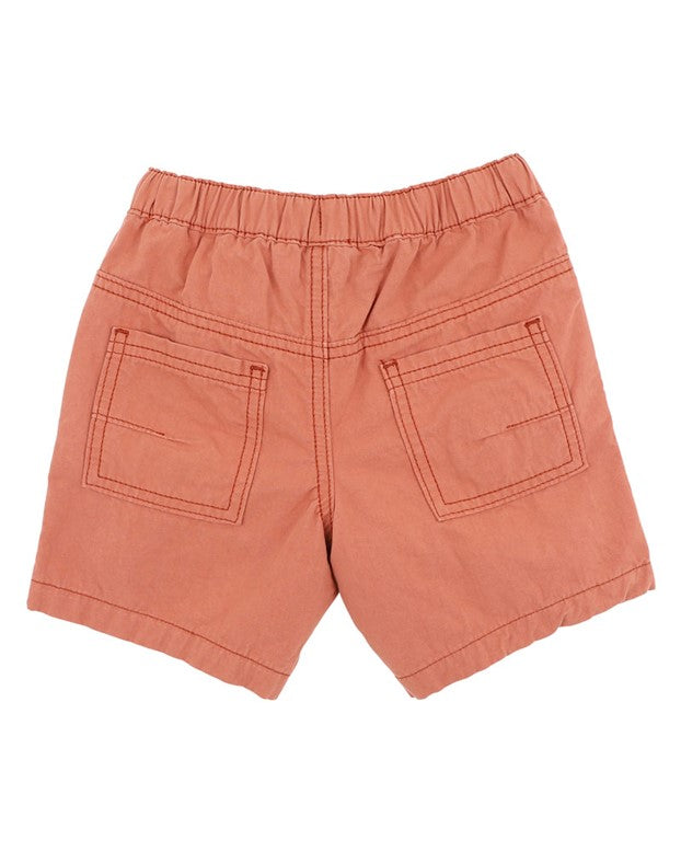 Shorts | Cotton - Rust